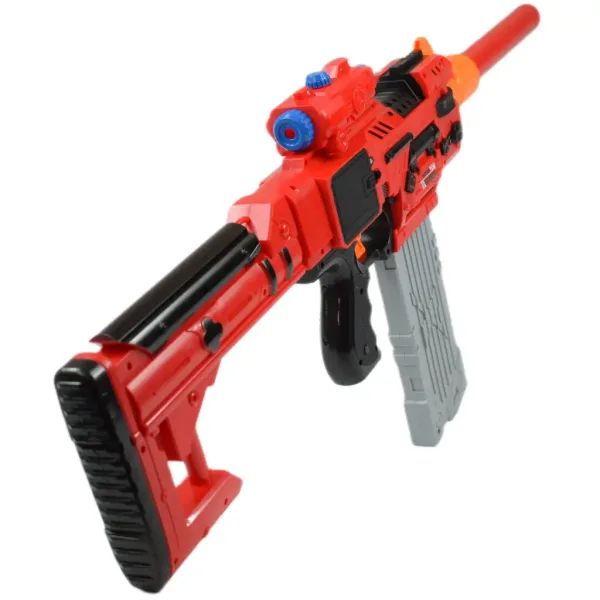 Sniping: Elektryczny, przekształcalny ogromny blaster na piankowe pociski z nabojami i tarczą 79 cm zdjęcie 6