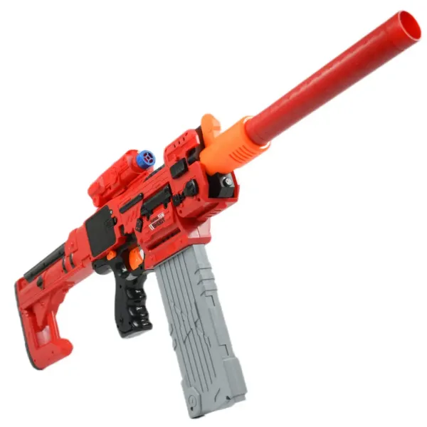 Sniping: Elektryczny, przekształcalny ogromny blaster na piankowe pociski z nabojami i tarczą 79 cm zdjęcie 7