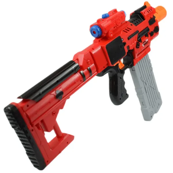 Sniping: Elektryczny, przekształcalny ogromny blaster na piankowe pociski z nabojami i tarczą 79 cm zdjęcie 9