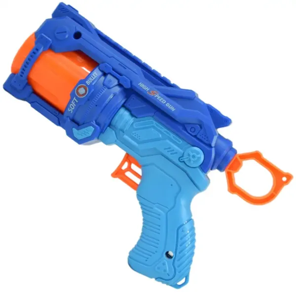 Soft Bullet: Reflex 4 manualny rewolwerowy pistolet strzelający piankowymi pociskami z tarczą 22 cm zdjęcie 2