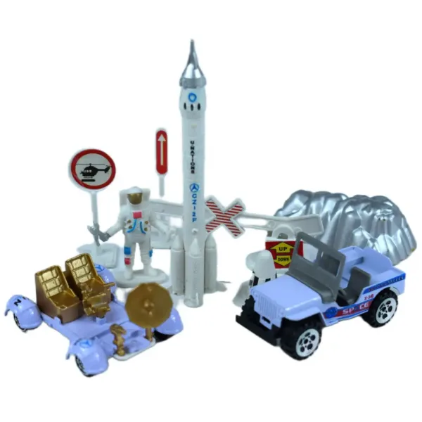 Space Team: Zestaw do zabawy w kosmos z pojazdami i akcesoriami w różnych wariantach 1 szt. zdjęcie 6
