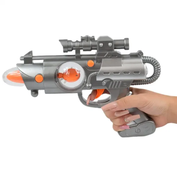 Space Warior: Elektryczna broń kosmiczna ze światłem i dźwiękiem 27 cm zdjęcie 4