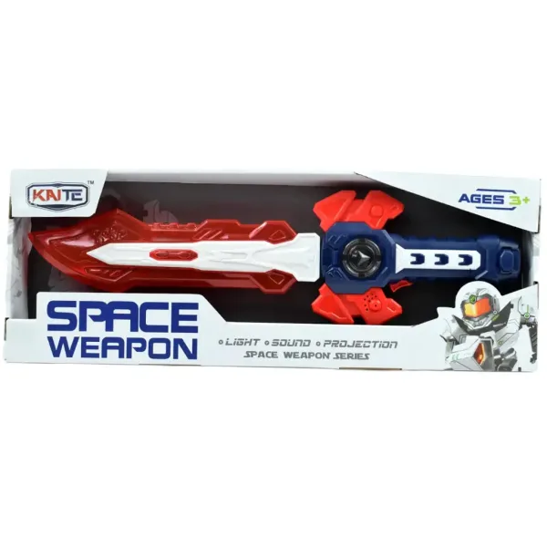 Space Weapon: Elektryczny miecz kosmiczny z światłem i dźwiękiem 49cm zdjęcie 5