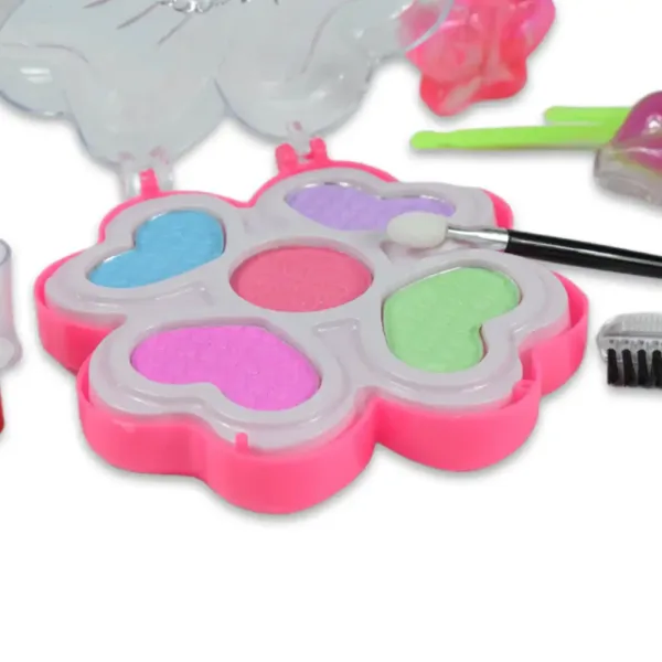 Sparkle Beauty Girl: Zestaw do makijażu z błyszczykami i paletą do makijażu zdjęcie 3