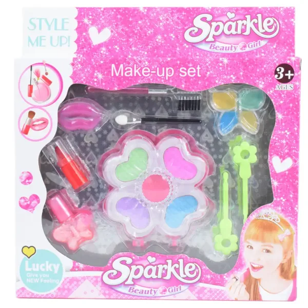 Sparkle Beauty Girl: Zestaw do makijażu z błyszczykami i paletą do makijażu zdjęcie 5