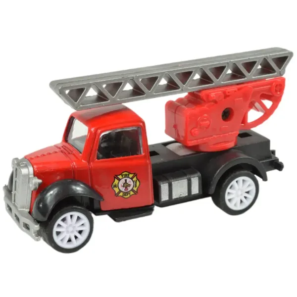 Speed Racer: Strażacki samochód na koło zamachowe w różnych wersjach 7 cm 1 szt. zdjęcie 6