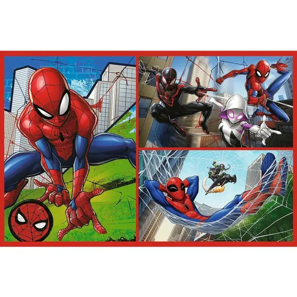 Spider-Man pająkowe historie 2x70 elementów puzzle - Trefl zdjęcie 2
