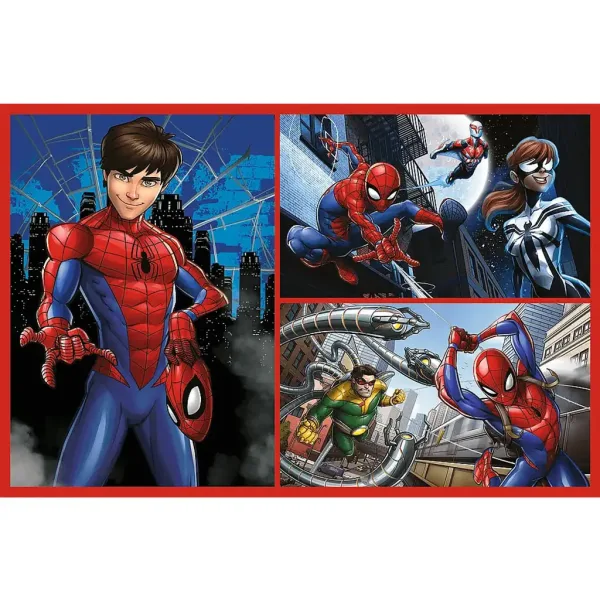 Spider-Man pająkowe historie 2x70 elementów puzzle - Trefl zdjęcie 3