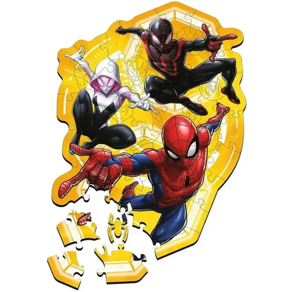 Spider-Man w akcji 50-elementowe drewniane puzzle - Trefl zdjęcie 2
