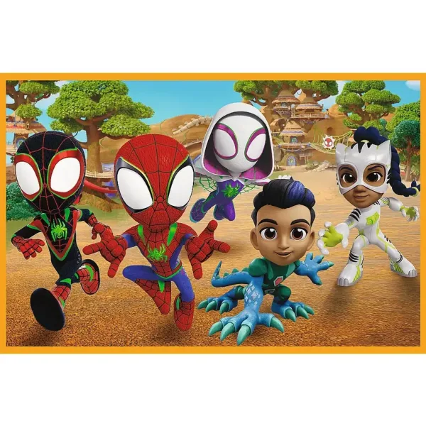 Spidey i dinozaury 2 × 24 elementy – Trefl zdjęcie 3