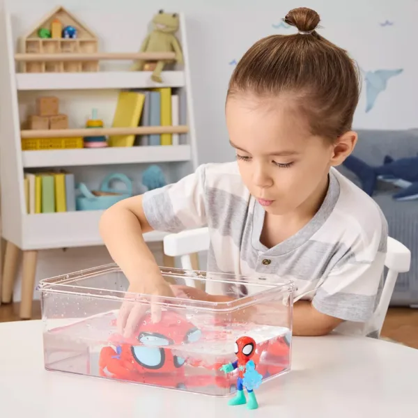 Spidey i jego niesamowici przyjaciele: figurki Waterwebs i pojazdy zmieniające kolor - Spider Crab - Hasbro zdjęcie 3