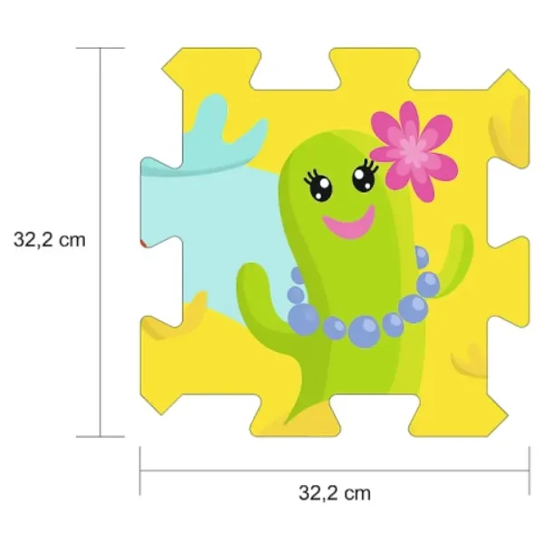 Śpiewające kaktusy puzzle z gąbki - Terfl zdjęcie 2
