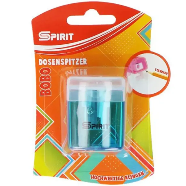Spirit: Bobo temperówka plastikowa w różnych kolorach, opakowanie 1 szt. zdjęcie 2