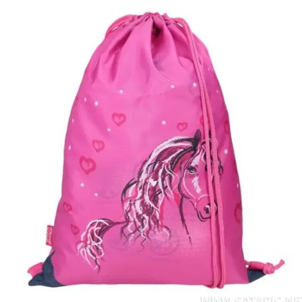 Spirit: Ergonomiczny zestaw szkolny 5-częściowy z motywem 3D konia z oświetleniem LED 34x22x41cm zdjęcie 7