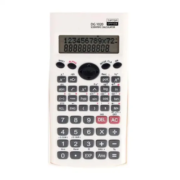 Spirit: Kalkulator DG-1020 w kolorze białym zdjęcie 1