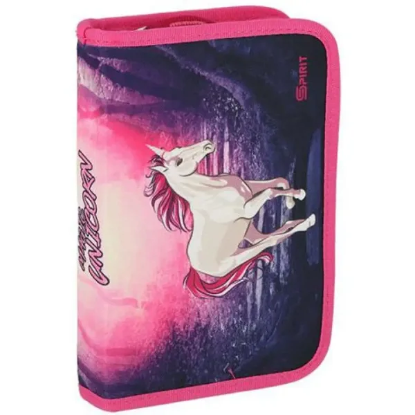 Spirit: Magiczny jednorożec, ergonomiczny 5-częściowy zestaw szkolny 3D z podświetleniem LED, 34x22x41 cm zdjęcie 6