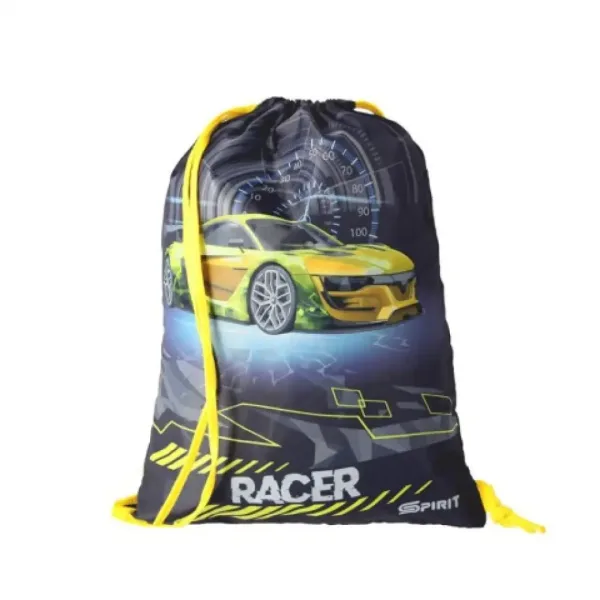 Spirit: Racer 4-częściowy zestaw ergonomicznego plecaka szkolnego Cool zdjęcie 3