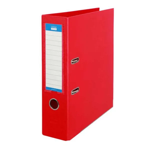 Spirit: Segregator A4 80mm w kolorze czerwonym zdjęcie 1