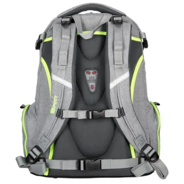 Spirit: Stinger srebrnoszary premium ergonomiczny plecak szkolny zdjęcie 4
