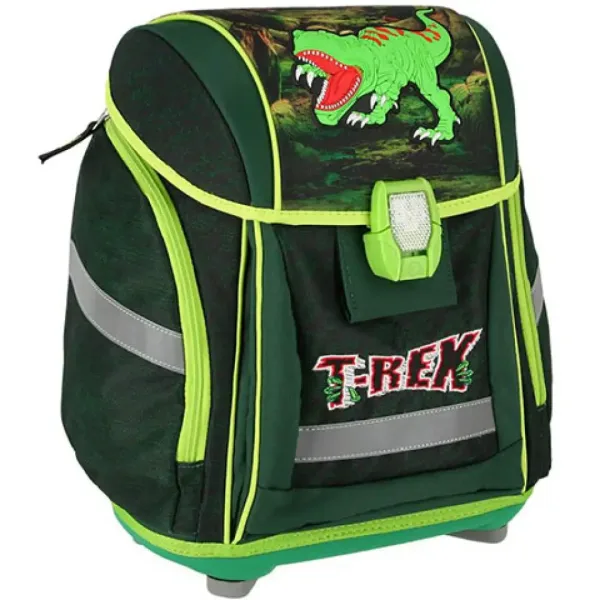 Spirit: T-Rex, plecak szkolny z motywem 3D, z oświetleniem LED, zestaw 5-częściowy zdjęcie 2
