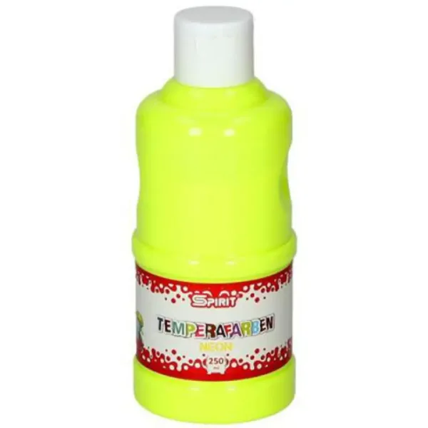 Spirit: Tempera w neonowo żółtym kolorze, 250 ml zdjęcie 1