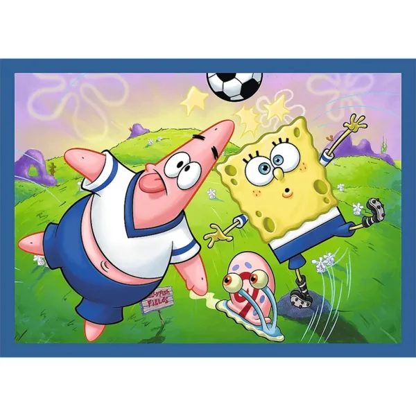 SpongeBob 4 w 1 puzzle 35-48-54-70 elementów - Trefl zdjęcie 5