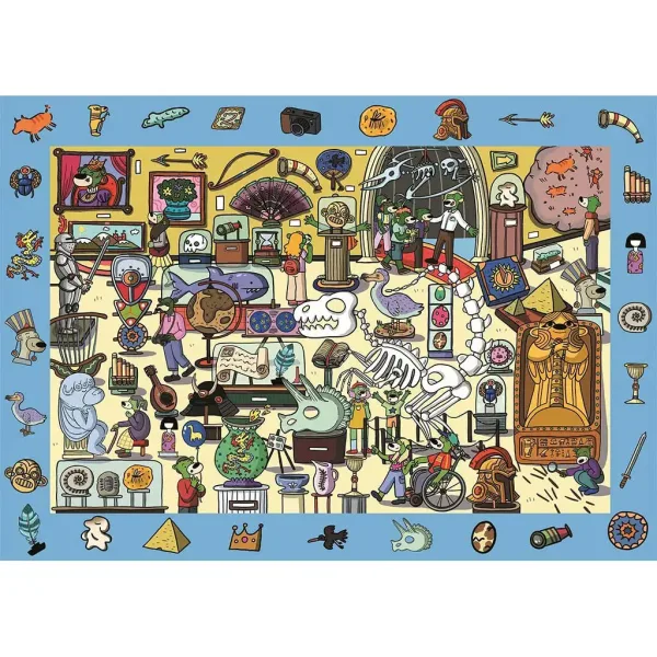 Spy Guy 100-elementowe puzzle Muzeum - Trefl zdjęcie 2