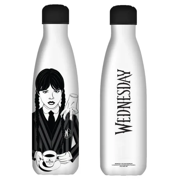 Wednesday: Biały termos próżniowy ze stali nierdzewnej 500 ml zdjęcie 2