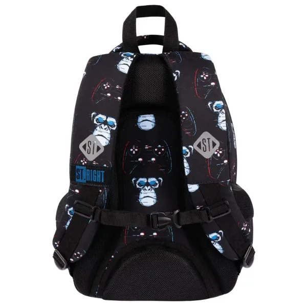 St.Right Blue Gamer ergonomiczny plecak szkolny, plecak BP26 39x27x17cm zdjęcie 2