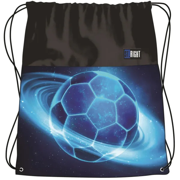 St.Right Cosmic Soccer worek na WF, torba sportowa 34x43 cm zdjęcie 1