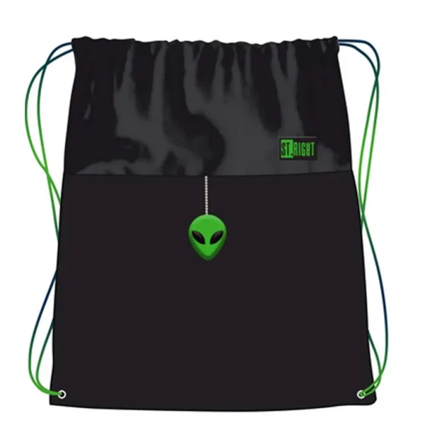 St.Right Green Power Alien worek na buty, worek sportowy 43x34 cm zdjęcie 1