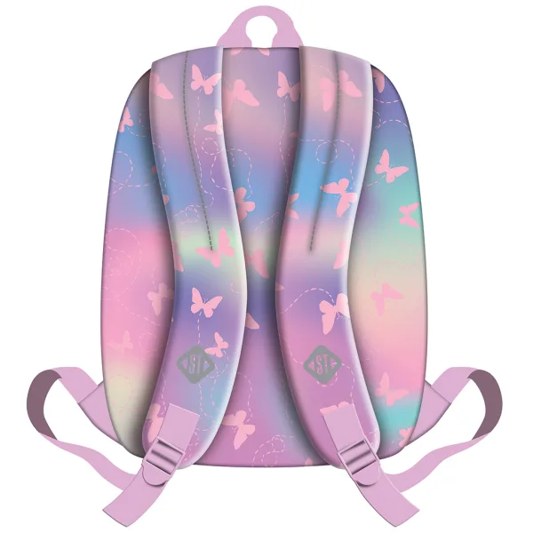 St.Right Pink Butterfly różowy plecak szkolny z motywem motyla BP33 40x27x17 cm zdjęcie 2