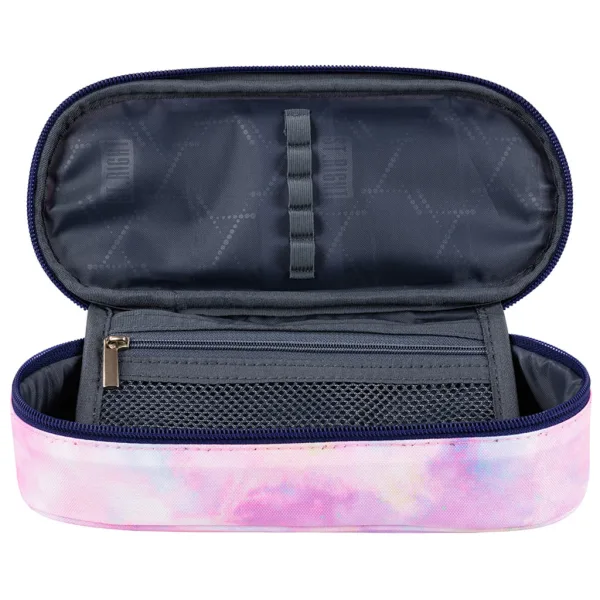 St.Right: Pink Sky pastelowy różowy owalny piórnik 23 cm zdjęcie 2