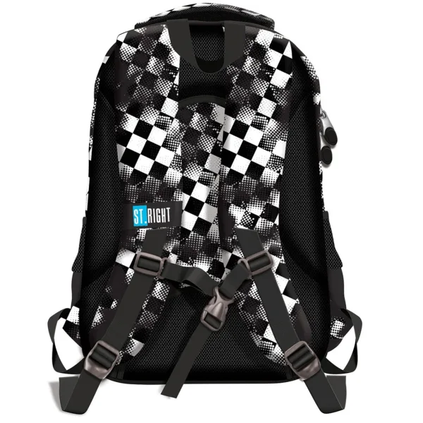 St.Right Race Check ergonomiczny plecak szkolny BP73 46x31x20 cm zdjęcie 2