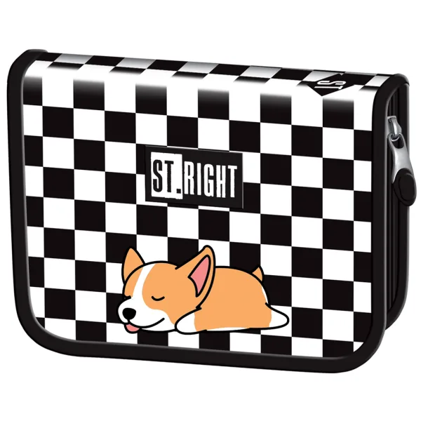 St.Right Sleepy Corgi piórnik rozkładany z pieskiem PC03 20,5x14x3,5 cm zdjęcie 1