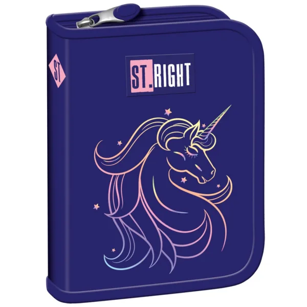 St.Right Unicorn Glow rozkładany piórnik PC03 20,5x14x3,5cm zdjęcie 1