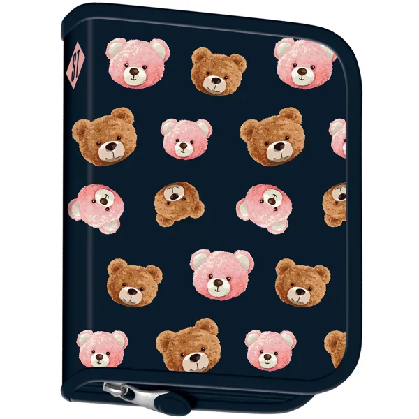 St.Right piórnik rozkładany z motywem misia Teddy bear PC03 20,5x14x3,5 cm zdjęcie 2