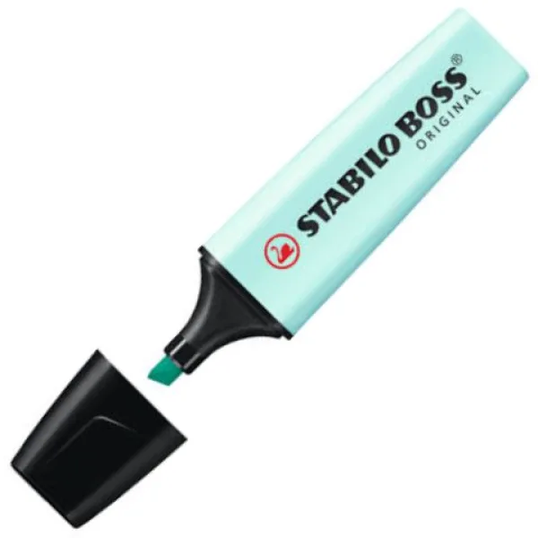 Stabilo: BOSS Original pastelowy zakreślacz w kolorze turkusowym 2–5 mm zdjęcie 2