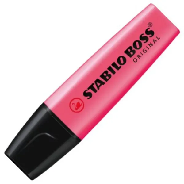 Stabilo: BOSS Original zakreślacz w kolorze różowym, szerokość linii 2-5 mm zdjęcie 1