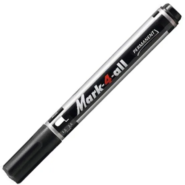 Stabilo: Mark-4-All, alkoholowy marker z okrągłą końcówką w kolorze czarnym. zdjęcie 1