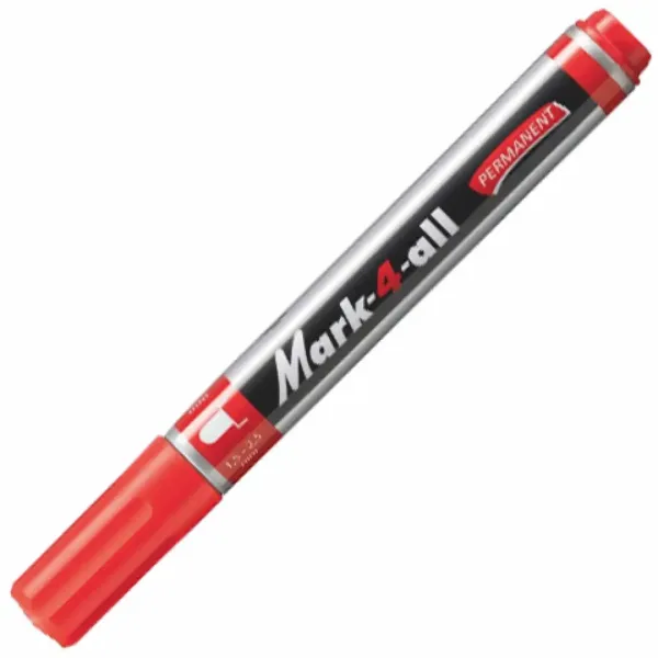 Stabilo: Mark-4-All marker z okrągłą końcówką, czerwony kolor
