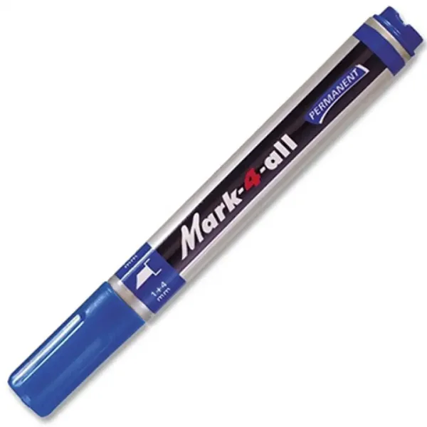 Stabilo: Mark-4-All ścięty marker alkoholowy w kolorze niebieskim zdjęcie 1
