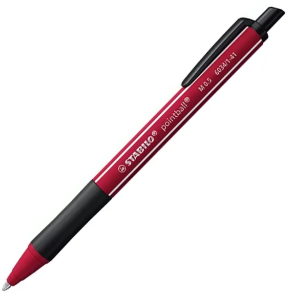 Stabilo: NatureCOLORS Wildflowers Edition niebieski długopis kulkowy w kolorze burgundowym zdjęcie 1