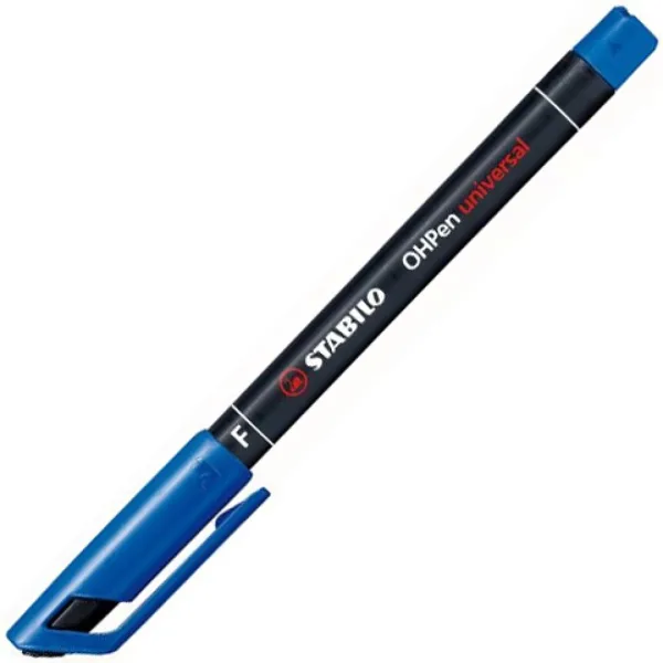 Stabilo OHPen universal F marker alkoholowy w kolorze niebieskim, 0,7 mm zdjęcie 1