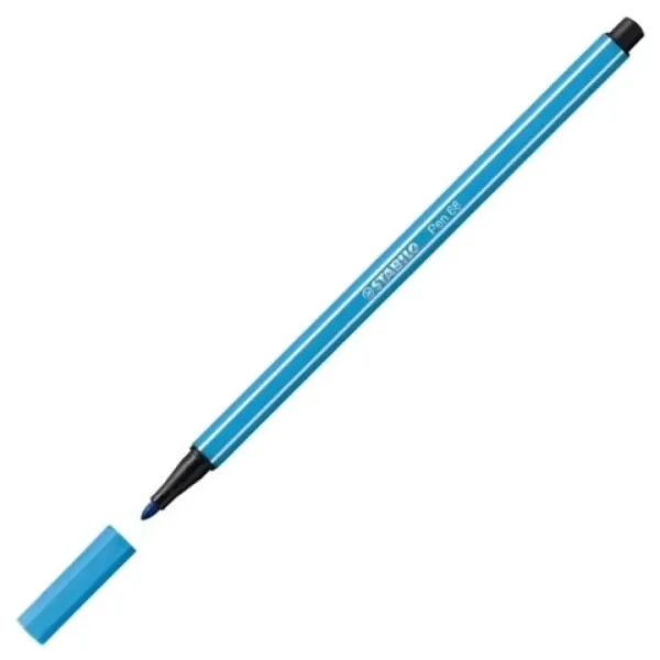 Stabilo: Pen 68 flamastry fluo w kolorze niebieskim 1mm zdjęcie 2