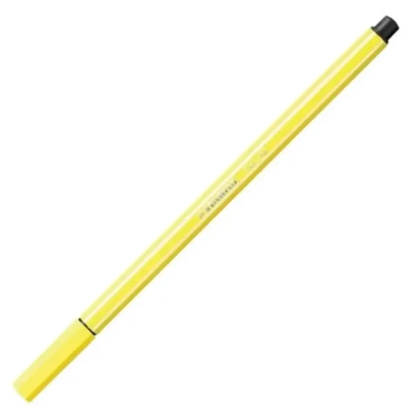 Stabilo: Pen 68 pisak fluo w kolorze żółtym, grubość 1 mm zdjęcie 1