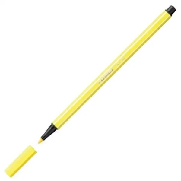 Stabilo: Pen 68 pisak fluo w kolorze żółtym, grubość 1 mm zdjęcie 2