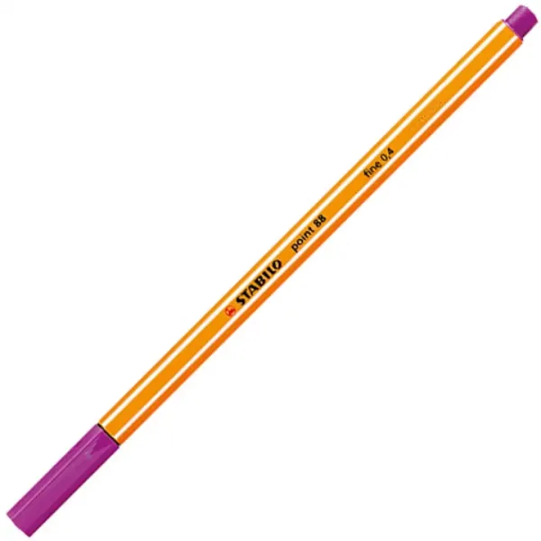 Stabilo: Pisak cienkopiszący Point 88 w kolorze purpurowym, 0,4 mm zdjęcie 1