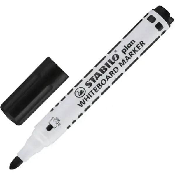 Stabilo: Plan WhiteBoard marker czarny mazak do tablic zdjęcie 2