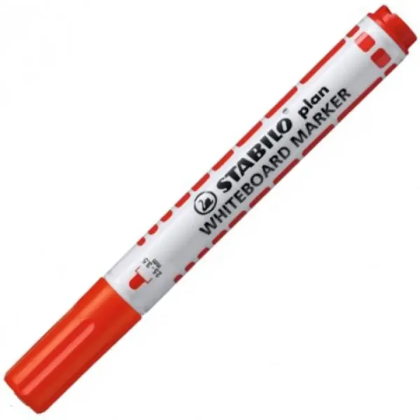 Stabilo: Plan WhiteBoard marker tablicowy w kolorze czerwonym zdjęcie 1
